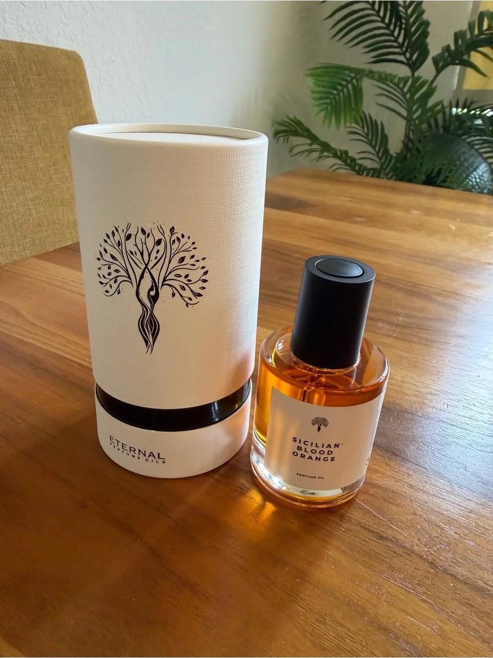 Sicilian Blood Orange Perfume Oil - Orange & Black